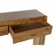 Console DKD Home Decor Natural Acacia 110 x 27 x 76 cm For Sale