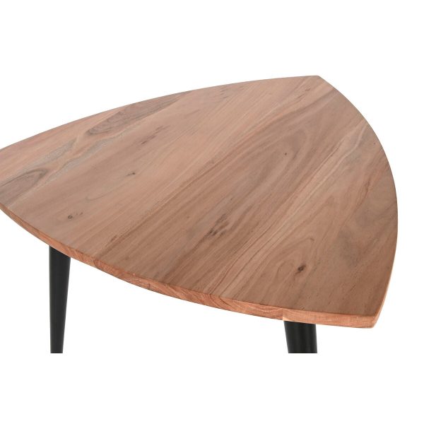 Centre Table DKD Home Decor Metal Acacia 90 x 90 x 76 cm For Sale