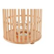 Candleholder Home ESPRIT Natural Light brown Bamboo Crystal 22,5 x 22,5 x 30 cm For Cheap