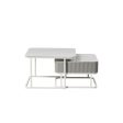 Centre Table Home ESPRIT White 70 x 70 x 45 cm Supply