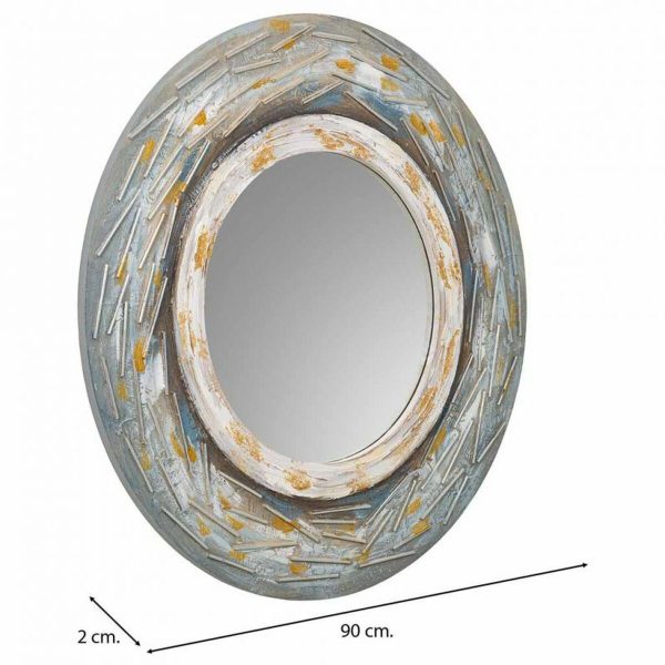 Wall mirror Alexandra House Living 90 x 2 x 90 cm Circle Online Sale