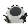 Vase Home ESPRIT White Black Stoneware Modern 27 X 27 X 29,5 cm Hot on Sale