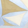 Shade Sails Awning 3 x 3 m Beige Polyethylene 300 x 300 x 0,5 cm Supply