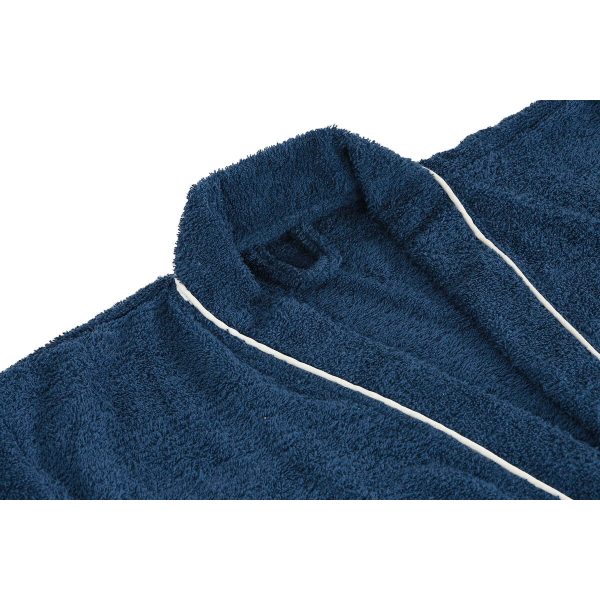 Dressing Gown Home ESPRIT Blue Cotton Men For Discount