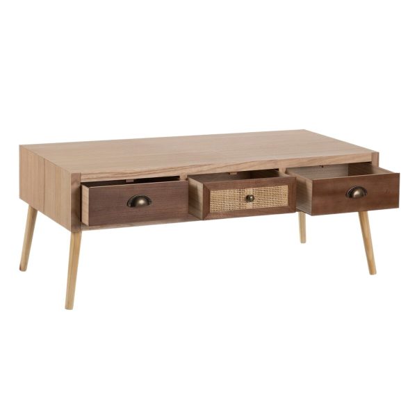 Centre Table SASHA 110 x 50 x 43 cm Wood Hot on Sale