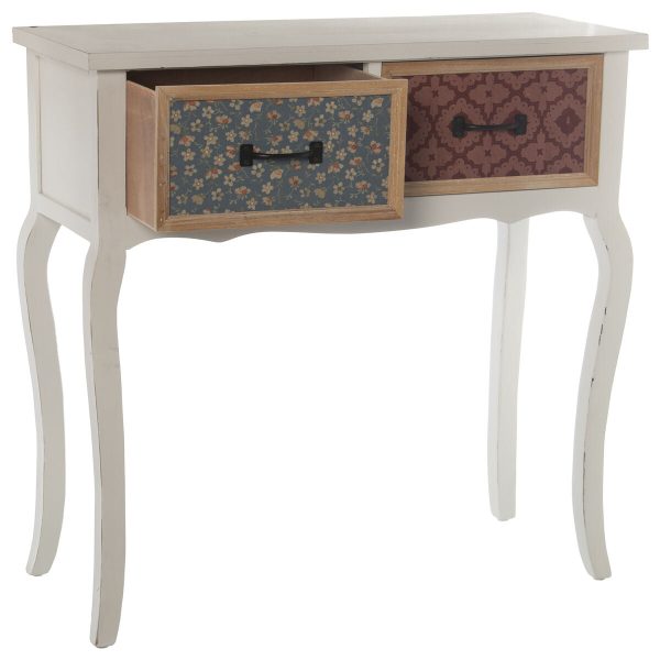 Console Alexandra House Living White Wood 84 x 83 x 36 cm Online now