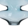 Vase Blue Crystal 18 x 7,5 x 21,5 cm Hot on Sale