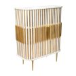 Console Romimex White Golden 91 x 114 x 41 cm on Sale