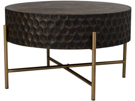 Centre Table Alexandra House Living Brown Wood Iron 80 x 50 x 80 cm For Discount