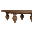 Centre Table Home ESPRIT Natural 100 x 100 x 30 cm Hot on Sale