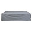 Protective Case DKD Home Decor Table Black Aluminium Dark grey (240 x 130 x 60 cm) on Sale