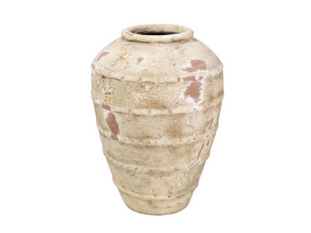 Vase Romimex Beige Terracotta 40 x 60 x 40 cm Hot on Sale