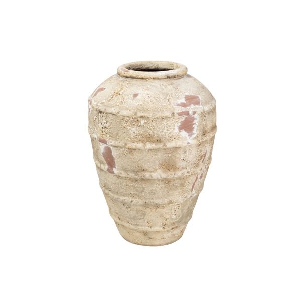 Vase Romimex Beige Terracotta 40 x 60 x 40 cm Hot on Sale