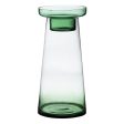 Candleholder 16,5 x 16,5 x 35 cm Green Glass Online Sale