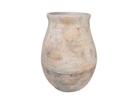 Vase Romimex Beige Terracotta 33 x 44 x 33 cm Fashion