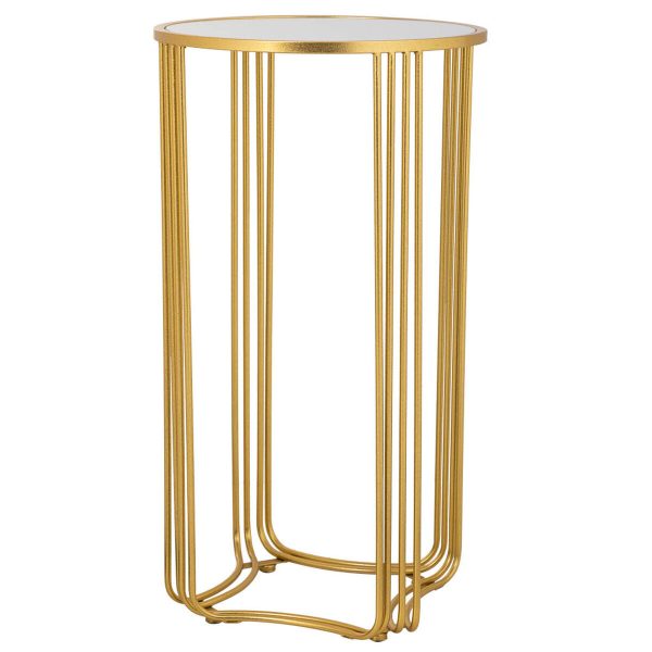 Corner table Alexandra House Living Gold 38 x 70 x 38 cm Online Sale