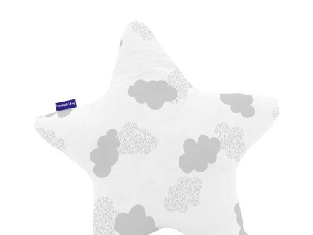 Cushion HappyFriday Basic Grey Star Clouds 50 x 50 cm For Discount