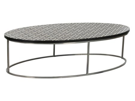 Centre Table Home ESPRIT Black Ivory 150 x 80 x 40 cm Discount