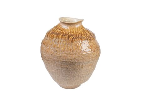 Vase Romimex Beige Mustard Porcelain 31 x 39 x 34 cm on Sale