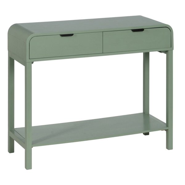 Console Green Pine MDF Wood 90 x 32 x 75 cm Discount