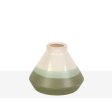 Vase Romimex Green Cream Ceramic 16 x 13 x 16 cm For Cheap