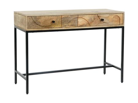 Console DKD Home Decor Metal Mango wood 108 x 38 x 76 cm Fashion