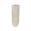 Vase Romimex Cream Resin 20 x 59 x 13 cm Online