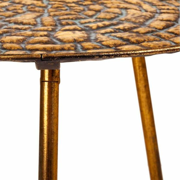 Centre Table Alexandra House Living Golden Iron 54 x 40 x 54 cm Supply