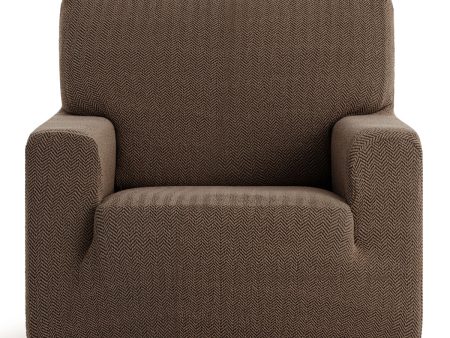 Armchair slipcovers Eysa JAZ Brown 70 x 120 x 130 cm Sale