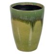 Vase Green Ceramic 41,5 x 41,5 x 53,5 cm on Sale