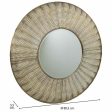 Wall mirror Alexandra House Living Golden 5 x 80 x 80 cm Circle Sale