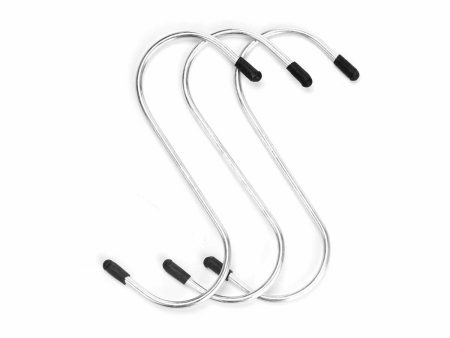 Hook for hanging up Set Silver Metal 12 cm (12 Units) For Discount