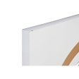 Wall mirror Home ESPRIT White Golden 90 x 4 x 90 cm For Discount