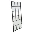 Wall mirror Black Window 90 x 3 x 180 cm For Discount