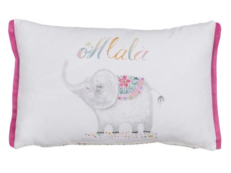 Cushion Children s Elephant 100% cotton 45 x 30 cm Hot on Sale