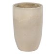 Vase Cream Ceramic 52 x 52 x 80 cm (2 Units) Sale