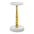 Candle Holder Alexandra House Living Gold Aluminium Fashion