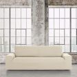 Sofa cover set Eysa ULISES White 3 Pieces on Sale