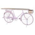 Console DKD Home Decor Bicycle 180 x 41 x 94 cm Light Pink Iron Mango wood Cheap