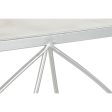 Console DKD Home Decor White Silver Metal Marble 100 x 33 x 78 cm Fashion