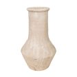 Vase Romimex White Terracotta 27 x 30 x 27 cm With handles For Sale