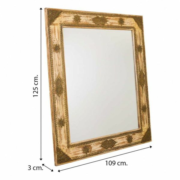 Wall mirror Alexandra House Living 3 x 125 x 109 cm Squared Online