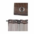 Curtain 140 x 260 cm Brown (6 Units) Fashion