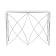 Console DKD Home Decor White Silver Metal Marble 100 x 33 x 78 cm Fashion