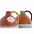 Vase DKD Home Decor Multicolour Terracotta 14,5 x 14 x 20 cm (2 Units) For Discount