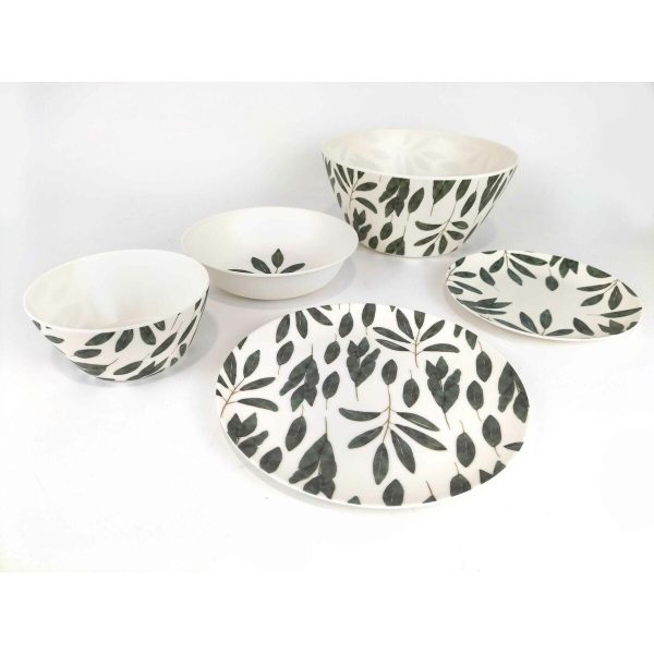 Bowl Alfares Melamin Laurel 15 x 7 cm (24 Units) Discount