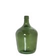 Vase made from recycled glass Alexandra House Living Green Crystal 18 x 30 cm 4 L For Cheap