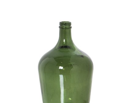 Vase made from recycled glass Alexandra House Living Green Crystal 18 x 30 cm 4 L For Cheap