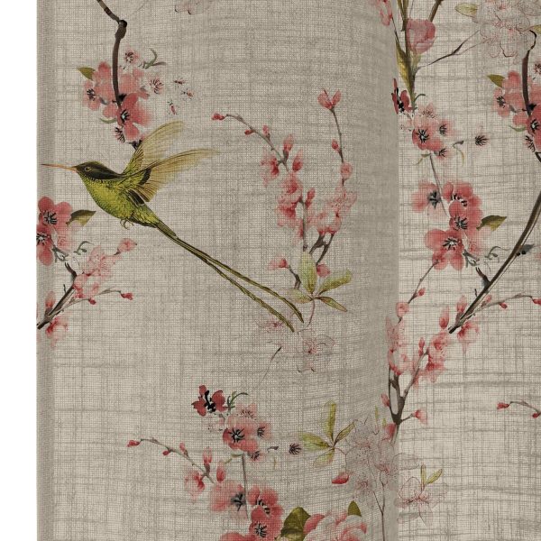 Curtain HappyFriday Chinoiserie Multicolour 140 x 280 cm Supply