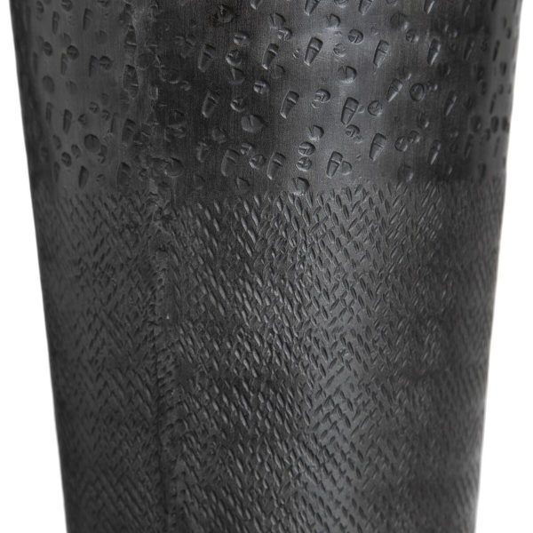 Vase Grey Metal 15 x 15 x 31 cm For Cheap